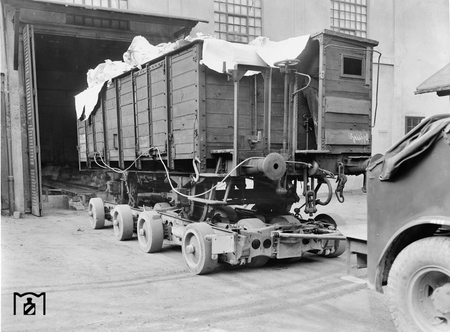 Carrello per trasporto stradale di vagoni ferroviari – Culemeyer Rampa-fabbrica